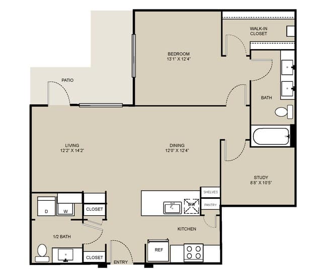 Unit 1324 1324 floor plan