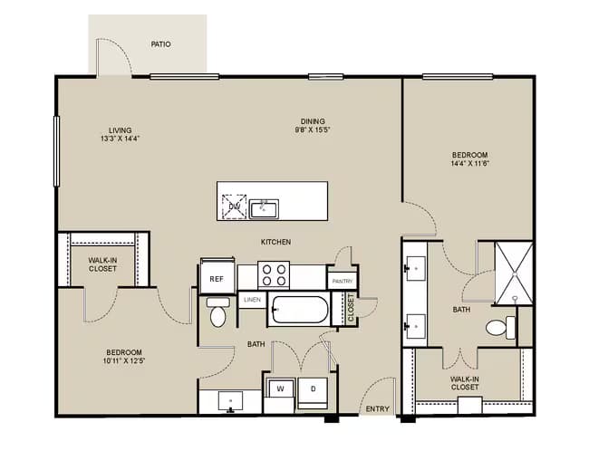 Unit 1264 1264 floor plan