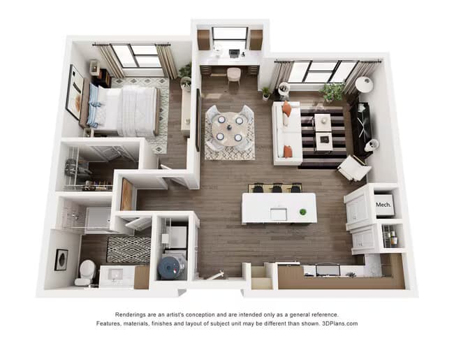 Unit 4213 5203 floor plan