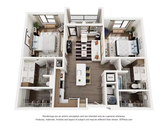 B1 2203 floor plan