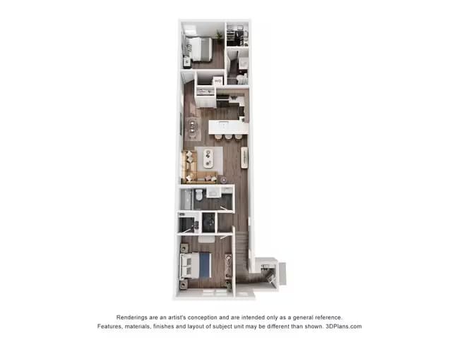 Unit 91-B 91-B floor plan