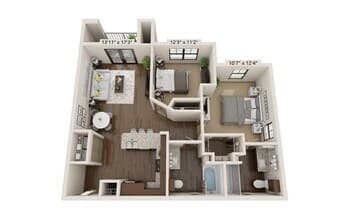 B3 1-105 floor plan