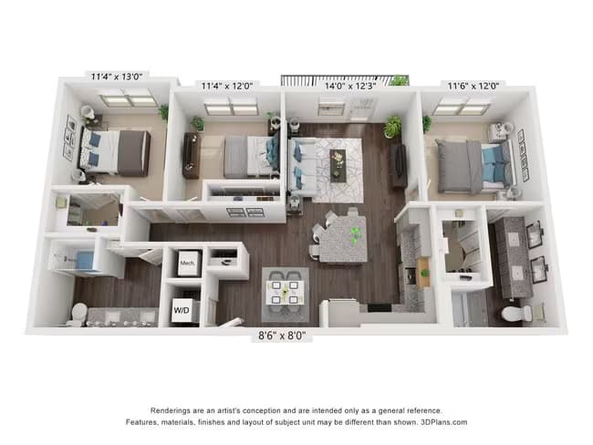 Unit 5105 5105 floor plan