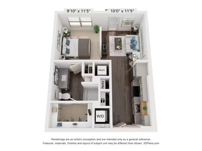Unit 7204 7204 floor plan