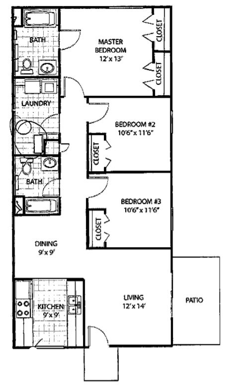 Unit 2208 2208 floor plan