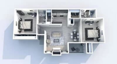 B2 Upgraded 34-3411 floor plan