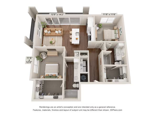 B3A 5115 floor plan