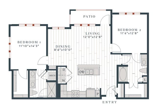 B3-1140 003-3302 floor plan