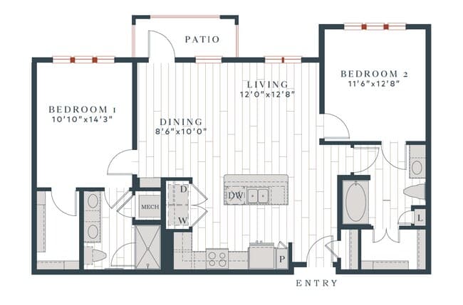 B3-1145 003-3306 floor plan