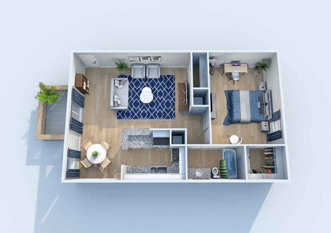 Unit 1405 1405 floor plan