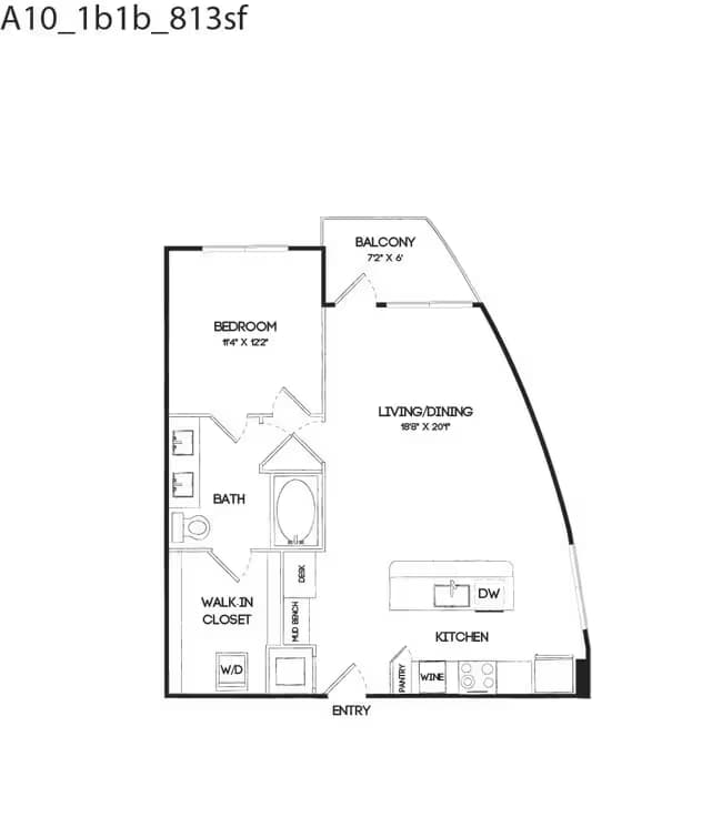 Unit 835 835 floor plan