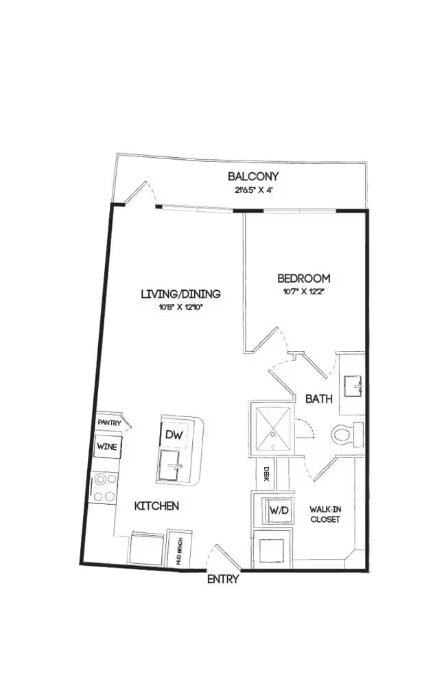 Unit 616 616 floor plan