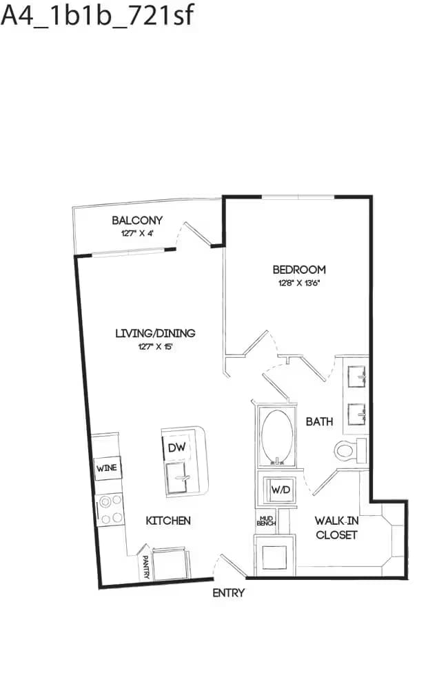 Unit 619 619 floor plan