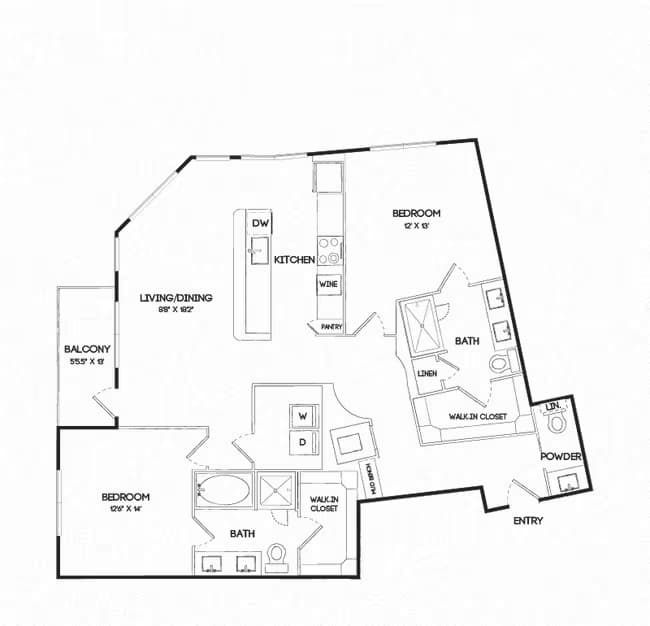 Unit 901 901 floor plan