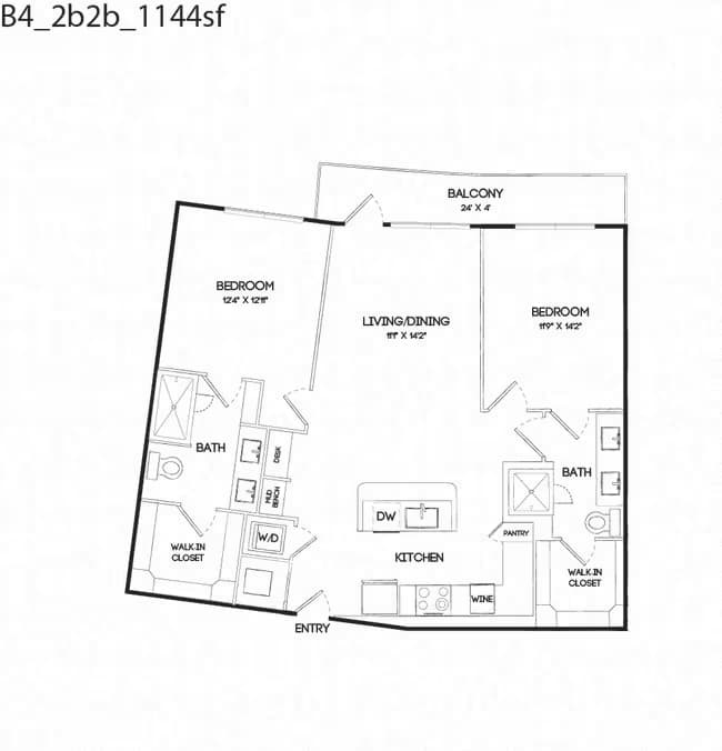 Unit 730 730 floor plan