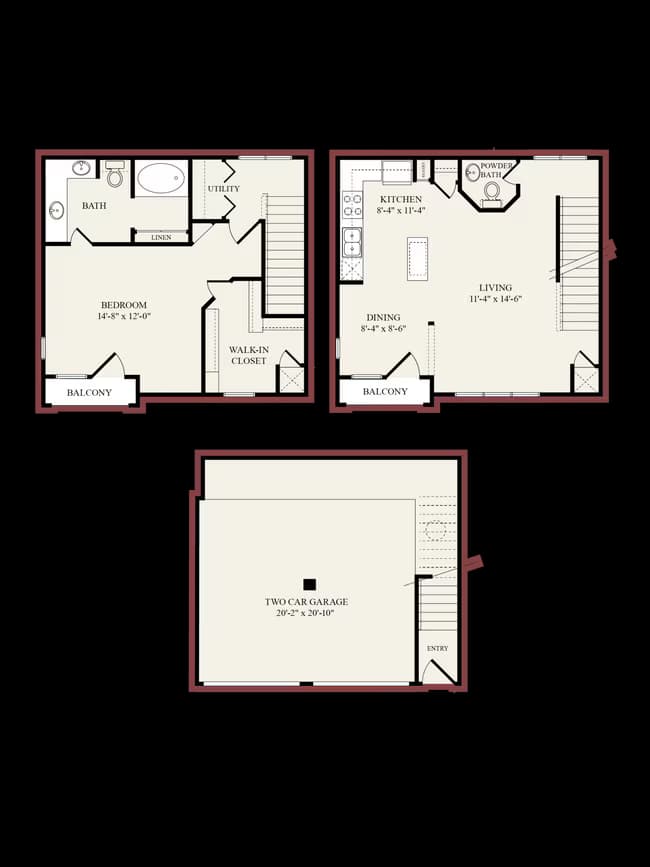 A8-Brownstone 502 floor plan