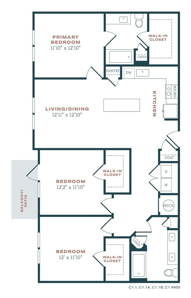 Unit 07204 07204 floor plan