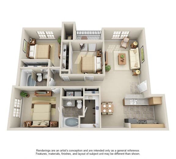 Unit 1523 1523 floor plan