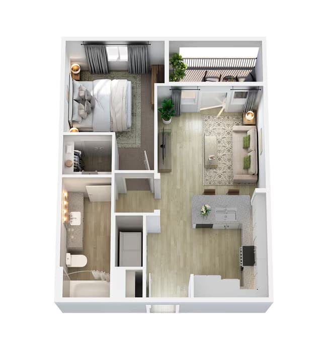 Unit 4417 4319 floor plan