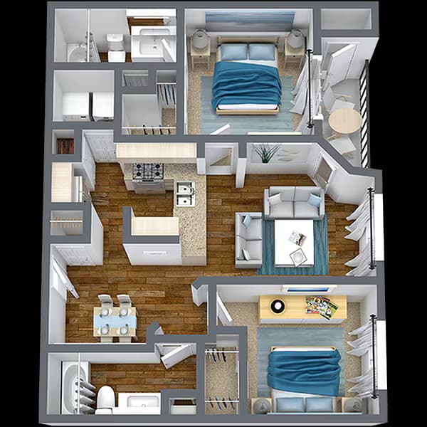 Unit 2-2310 7-7302 floor plan
