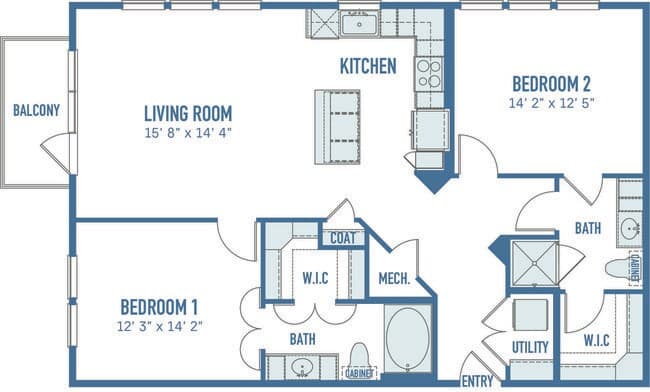 Unit 2301 2301 floor plan