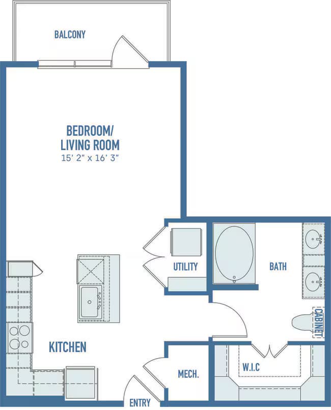 E1 1102 floor plan
