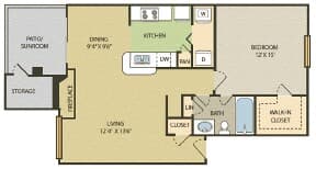 A4 - Sabine 3931 floor plan