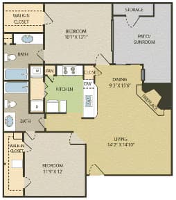Unit 1212 1212 floor plan