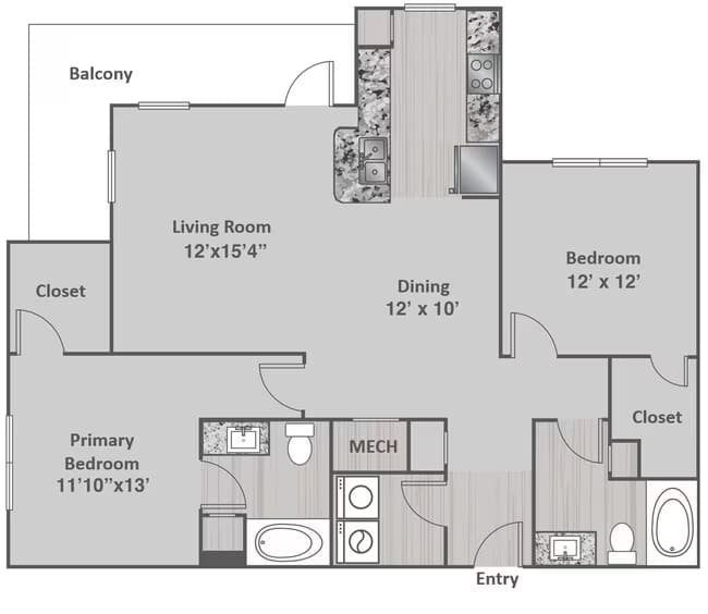 B2 001-1224 floor plan