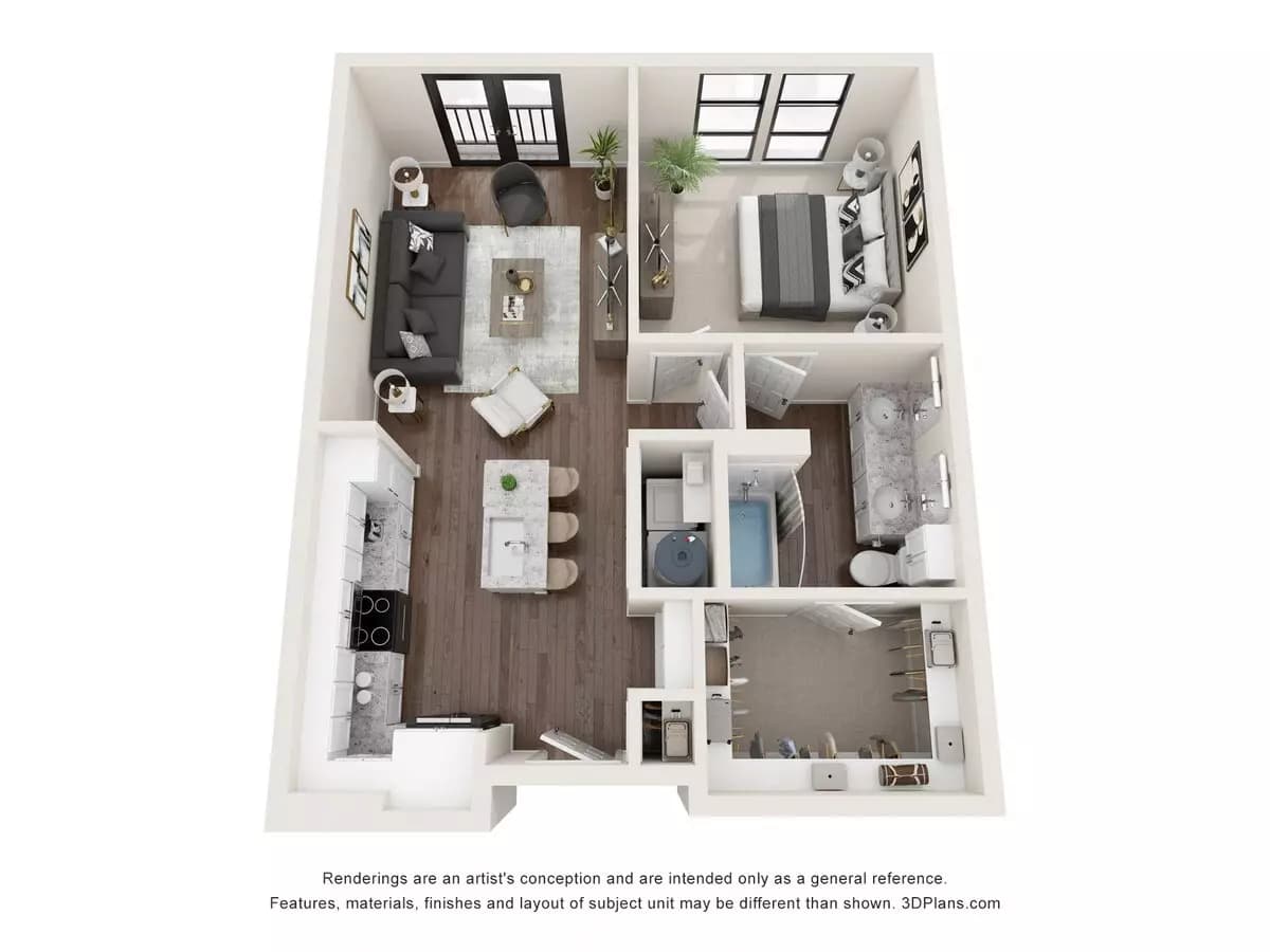 A1 415 floor plan