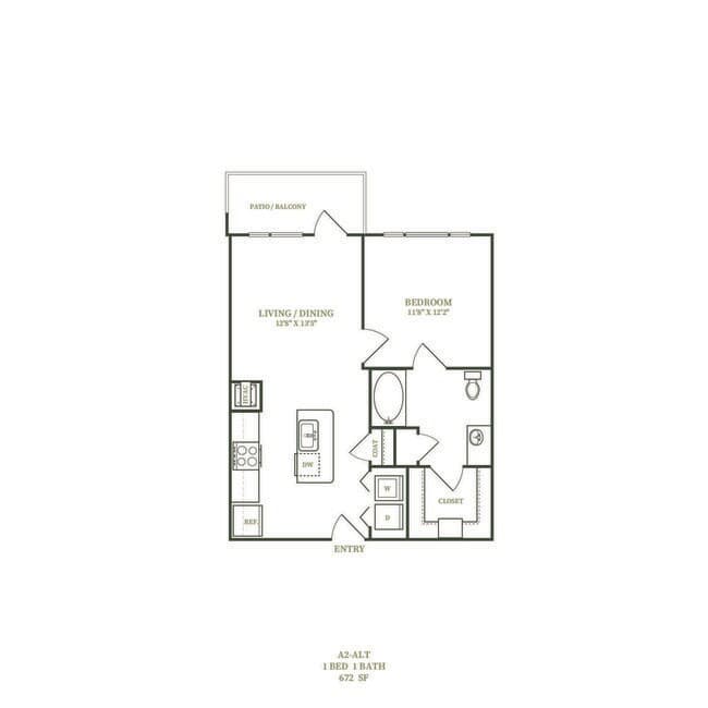 Unit 3445 3445 floor plan