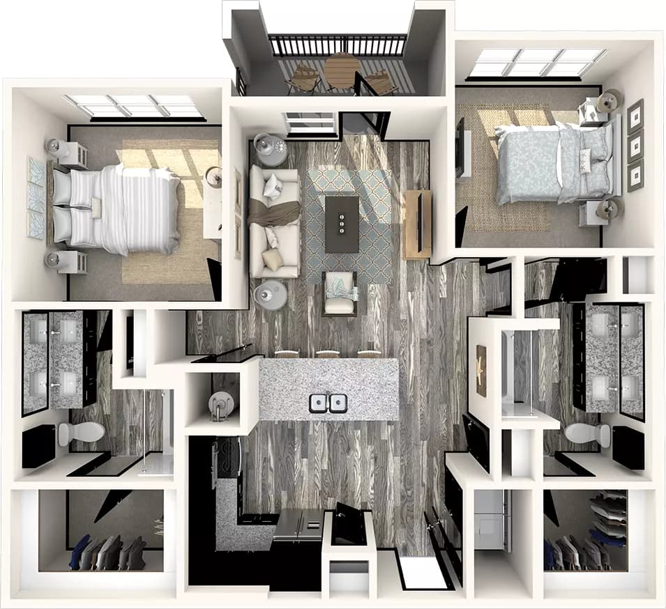 B2A 0321 floor plan
