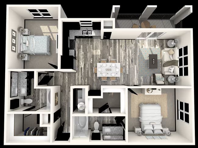 B2C 4005 floor plan