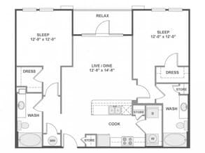 C4b 2-3255 floor plan