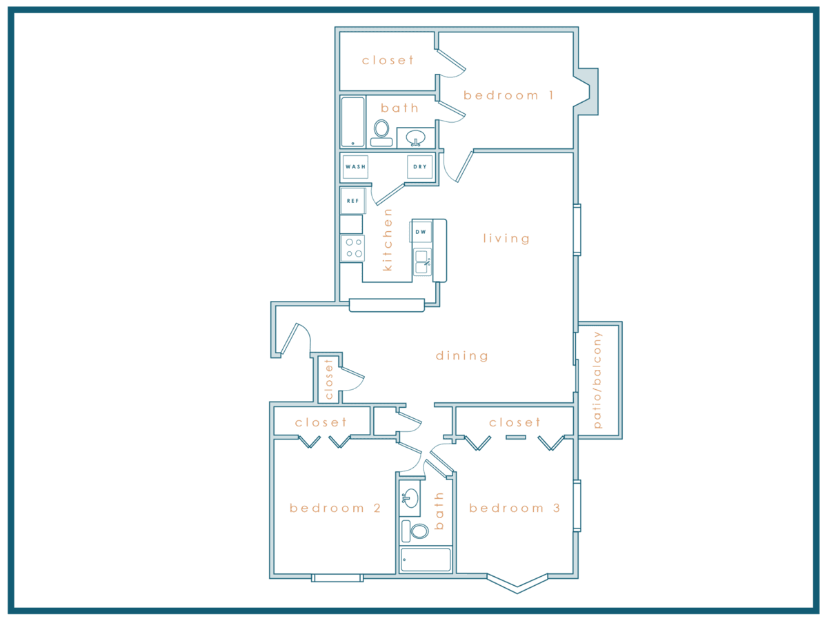 Unit 432 432 floor plan