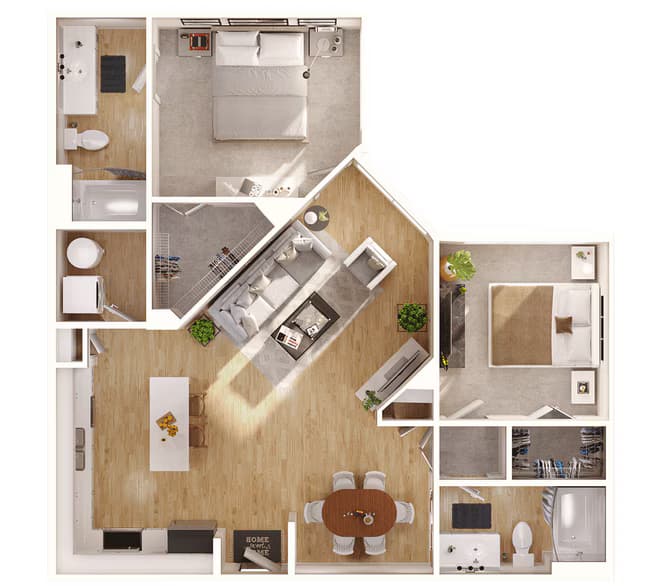B3 1-1329 floor plan