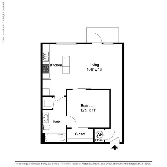 Unit 1187 1389 floor plan