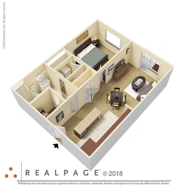 Unit 1158 1134 floor plan