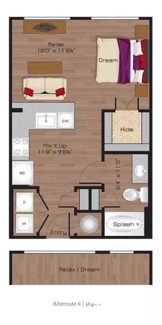 E1 1097 floor plan