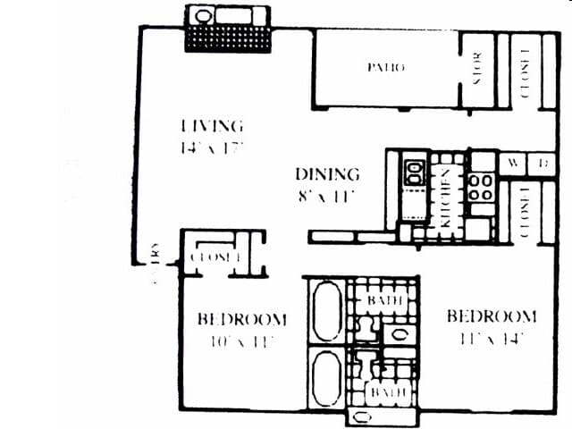 Unit 1014 1014 floor plan