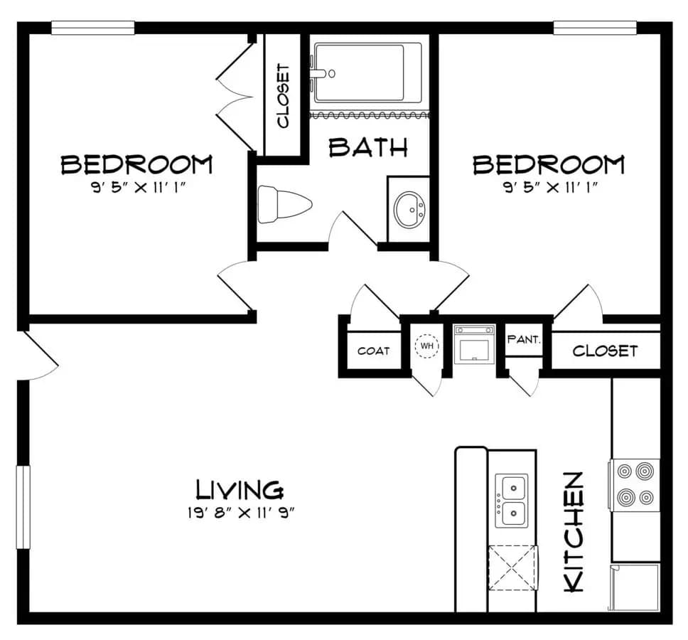 B1-2 96 floor plan