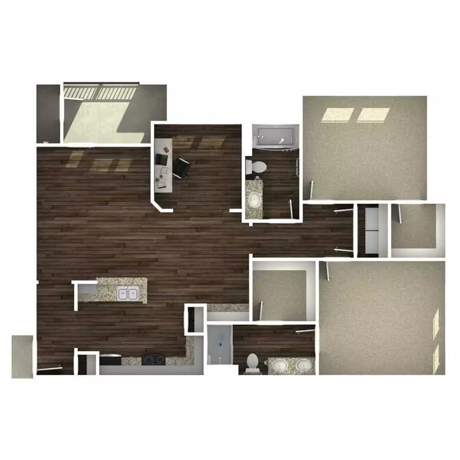 B2 2301 floor plan