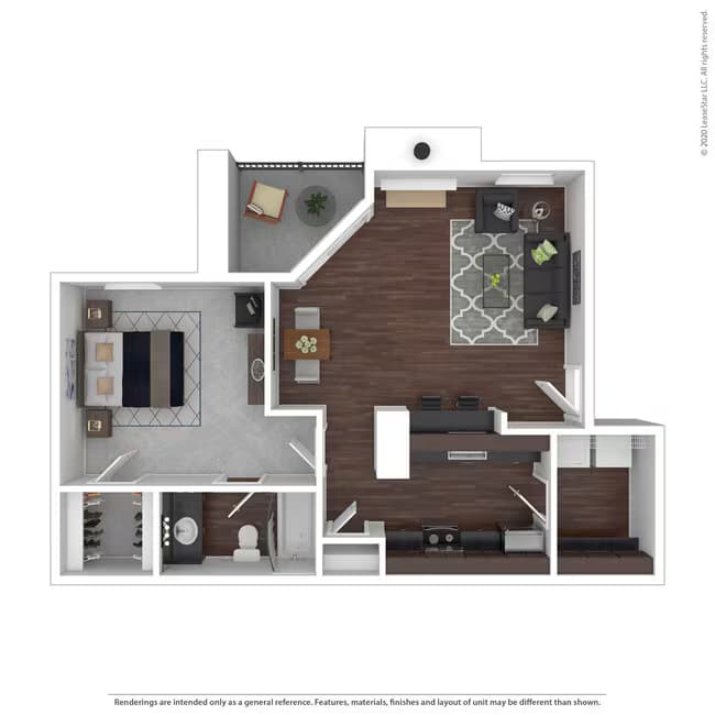 Unit 2040 2042 floor plan
