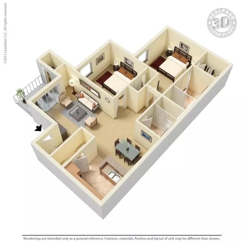 B1 525 floor plan