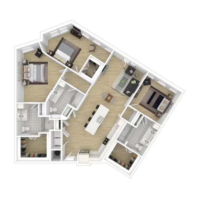 3 Beds • 3 Bath 4179 floor plan
