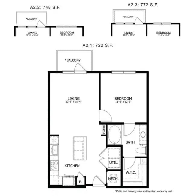 Unit 21216 4211 floor plan
