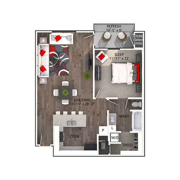 Unit 4303 4303 floor plan