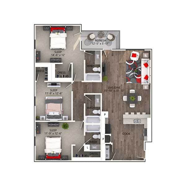 Cameron 11202 floor plan