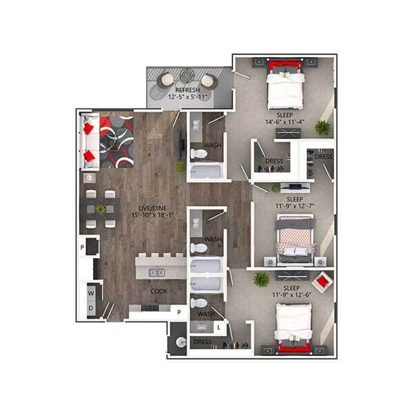 Denton 11204 floor plan