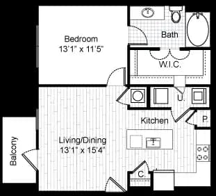 Unit 2301 2301 floor plan